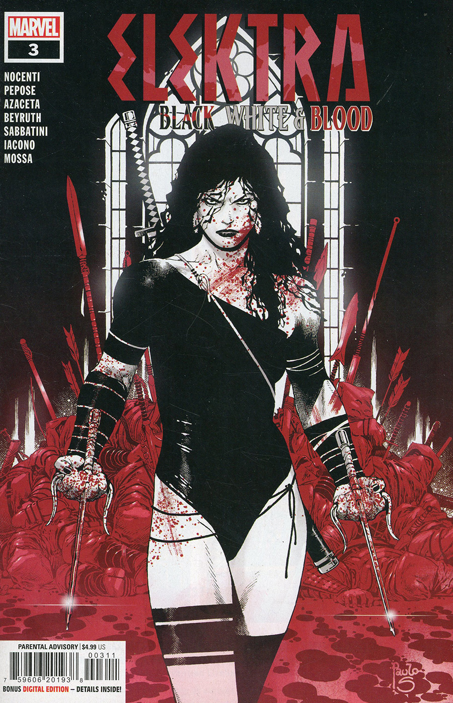 ELEKTRA BLACK WHITE & BLOOD (MARVEL) - 3_thumbnail ELEKTRA BLACK WHITE & BLOOD (MARVEL) - 3_thumbnail