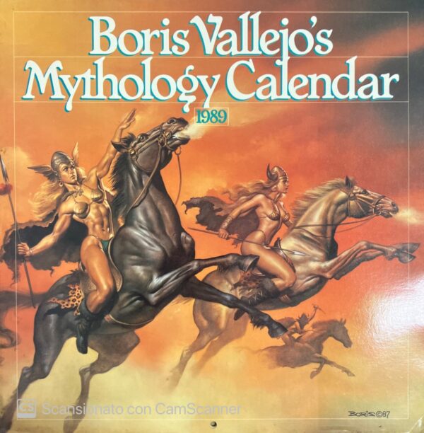 BORIS VALLEJO'S MYTHOLOGY 1989 CALENDAR - UNICO_thumbnail