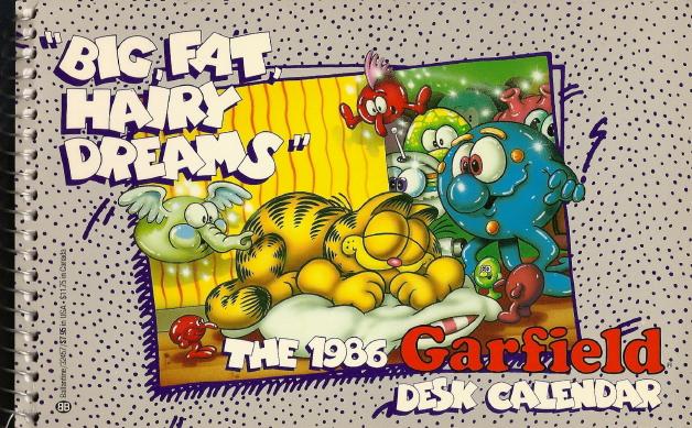 GARFIELD CALENDAR - 1986_thumbnail