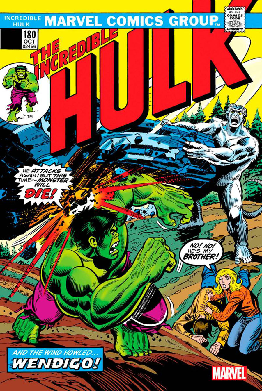 INCREDIBLE HULK #180 FACSIMILE EDITION - 1_thumbnail INCREDIBLE HULK #180 FACSIMILE EDITION - 1_thumbnail