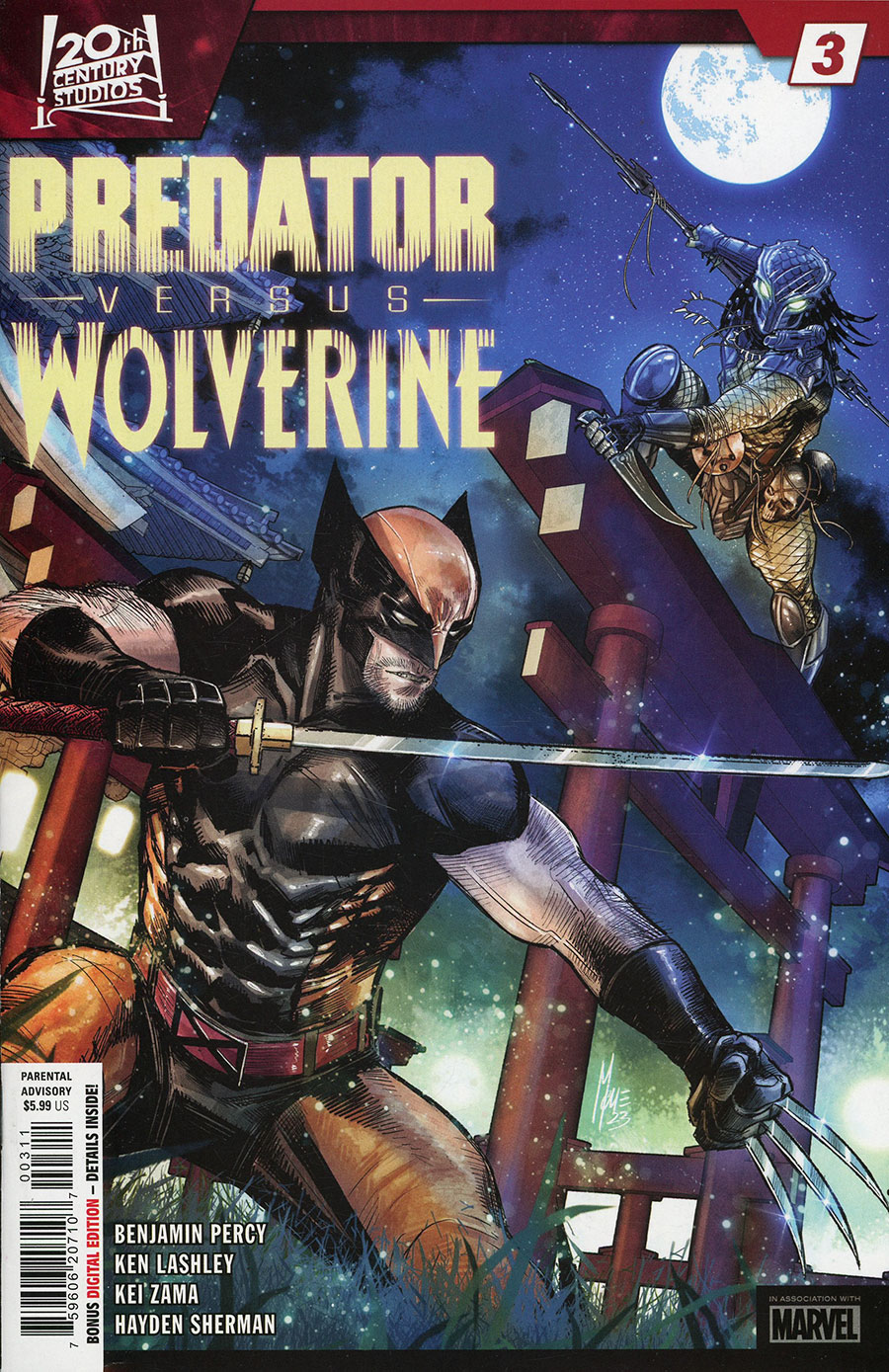 PREDATOR VERSUS WOLVERINE (2023 MARVEL) - 3_thumbnail PREDATOR VERSUS WOLVERINE (2023 MARVEL) - 3_thumbnail