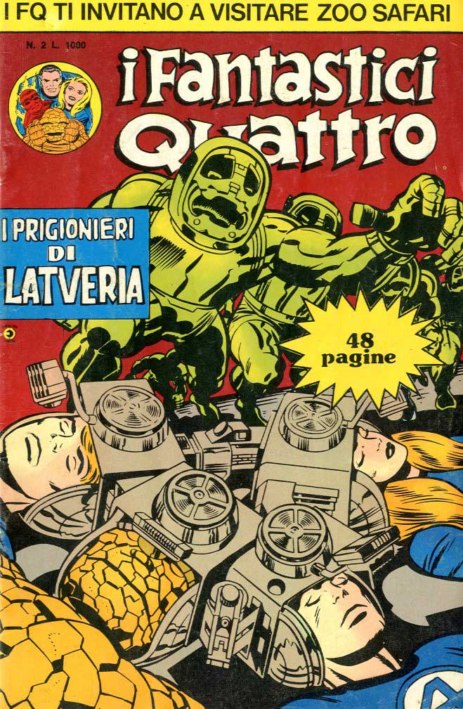 FANTASTICI QUATTRO SECONDA SERIE (CORNO) - 2_thumbnail FANTASTICI QUATTRO SECONDA SERIE (CORNO) - 2_thumbnail